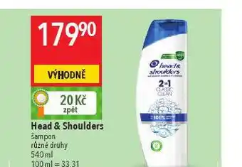 Globus Head&shoulders šampon nabídka