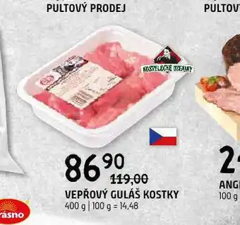 Terno Vepřový guláš kostky nabídka