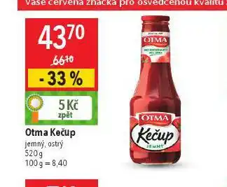 Globus Otma kečup nabídka