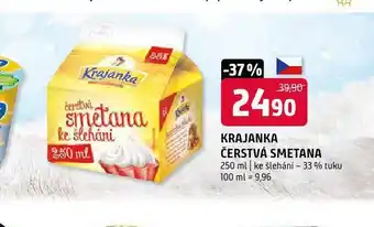 Terno Krajanka čerstvá smetana nabídka