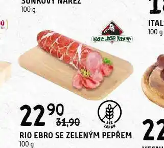 Terno Rio ebro se zeleným pepřem nabídka
