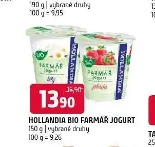 Terno Hollandia bio farmář jogurt nabídka