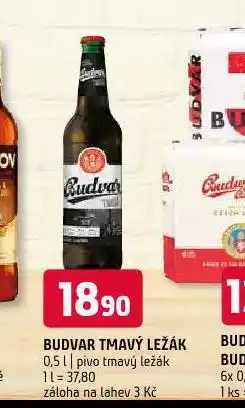 Terno Pivo budvar tmavý ležák nabídka