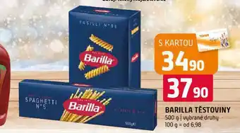 Terno Barilla těstoviny nabídka