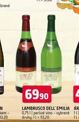 Terno Lambrusco dell´emilia nabídka