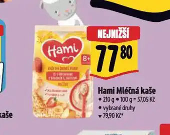 Albert Hami mléčná kaše nabídka