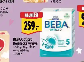 Albert Beba kojenecká výživa nabídka
