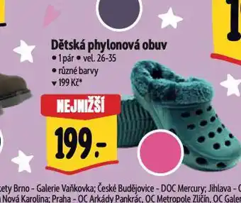 Albert Dětská phylonová obuv nabídka