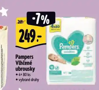 Albert Pampers vlhčené ubrousky nabídka