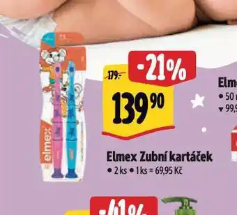 Albert Elmex zubní kartáček nabídka