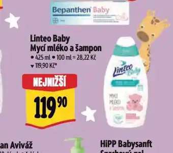 Albert Linteo baby mycí mléko a šampón nabídka