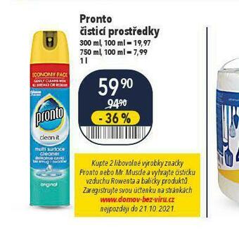 Globus Pronto čistící prostředek nabídka