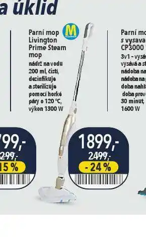 Parní mop prime steam mop