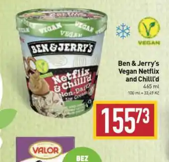 Billa Zmrzlina ben & jerry's vegan nabídka