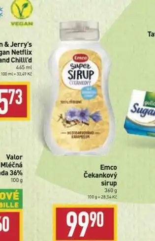 Billa Emco čekankový sirup nabídka