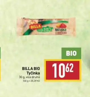 Billa Bio tyčinka nabídka