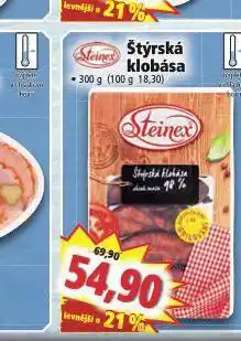 Norma Štýrská klobása nabídka