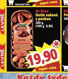 Norma Dr. ensa datle sušené s peckou nabídka