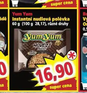 Yum yum instantní nudlová polévka