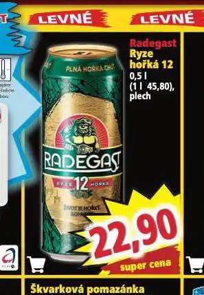 Norma Pivo radegast ryze hořká 12 nabídka