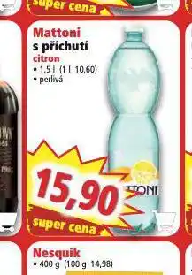Norma Mattoni s příchutí citron nabídka