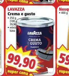Norma Lavazza crema e gusto mletá káva nabídka