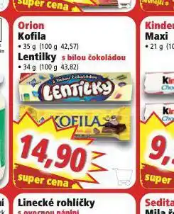Norma Orion lentilky nabídka