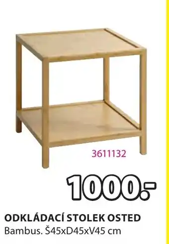 JYSK ODKLÁDACÍ STOLEK OSTED nabídka