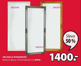 JYSK ZRCADLO NORDBORG nabídka