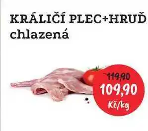 RABBIT řeznictví Králičí plec+hruď chlazená 1kg nabídka