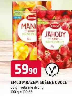 Terno Emco mrazem sušené ovoce 30 g nabídka