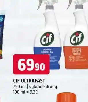 Terno Cif ultrafast 750 ml nabídka