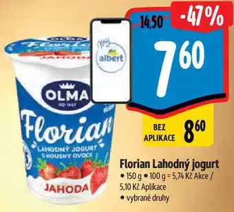 Albert Florian lahodný jogurt 150 g nabídka
