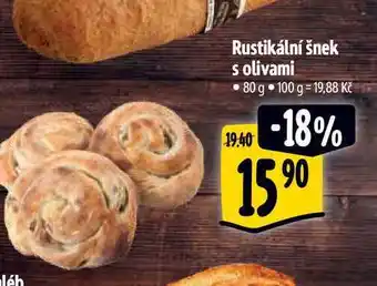 Albert Rustikální šnek s olivami 80 g nabídka