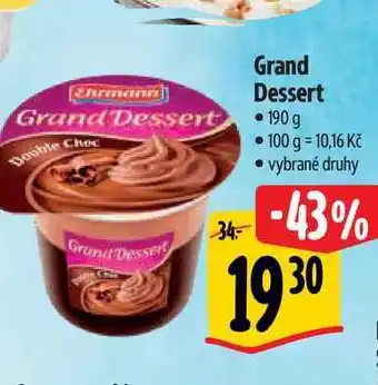 Albert Grand dessert 190 g nabídka