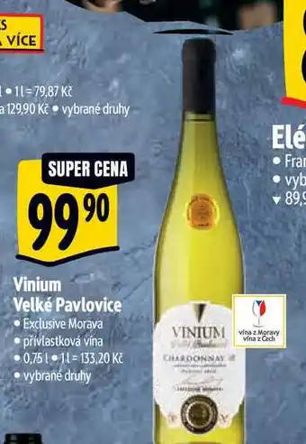 Albert Vinium velké pavlovice 0,75 l nabídka