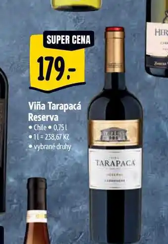 Albert Viña tarapacá reserva 0,75 l nabídka