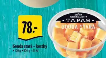 Albert Gouda stará - kostky 120 g nabídka