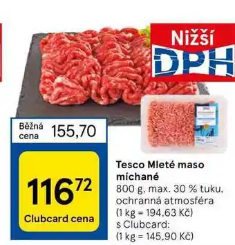 Tesco Tesco mleté maso míchané 800 g nabídka