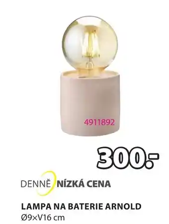 JYSK LAMPA NA BATERIE ARNOLD nabídka