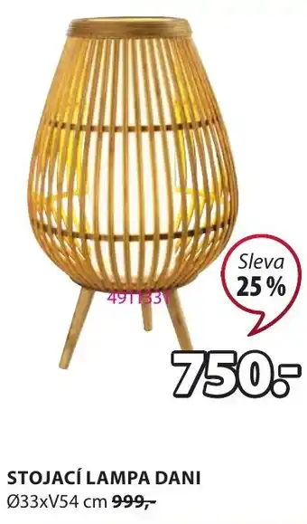 JYSK STOJACÍ LAMPA DANI nabídka