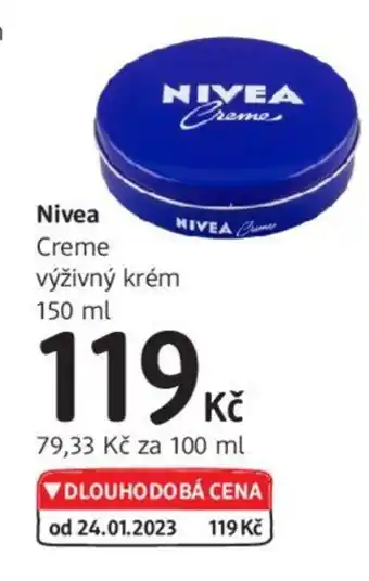dm drogerie Nivea Creme výživný krém nabídka