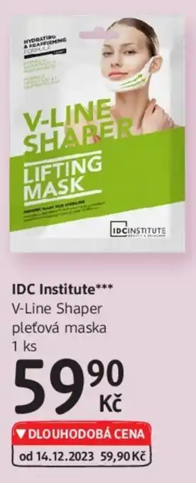dm drogerie IDC Institute*** V-Line Shaper pleťová maska nabídka