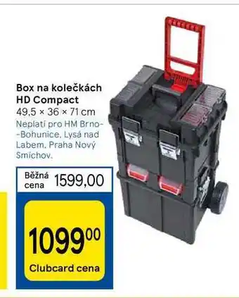 Tesco Box na kolečkách hd compact nabídka