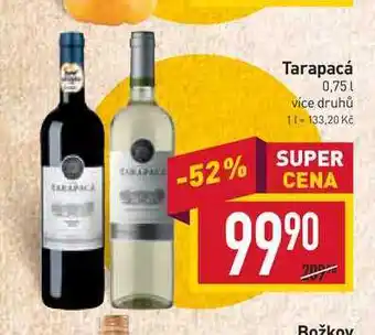 Billa Tarapacá 0,75l nabídka