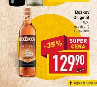 Billa Božkov originál 0,5l nabídka