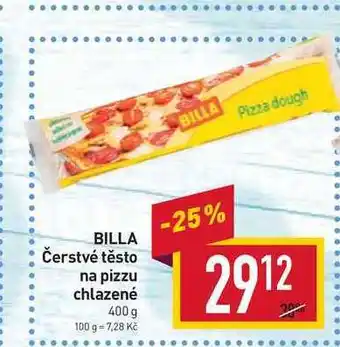 Billa čerstvé těsto na pizzu chlazené 400 g