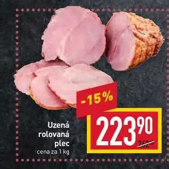 Billa Uzená rolovaná plec cena za 1 kg nabídka