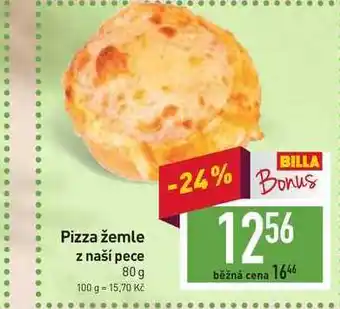 Billa Pizza žemle z naší pece 80 g nabídka