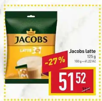 Billa Jacobs latte 125 g nabídka